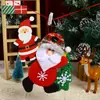 Decoraciones Navideñas Colgantes para Árbol de Navidad Muñecos de Tela Navideños Colgantes Muñeco de Papá Noel Muñeco de Muñeco de Nieve Colgantes Pequeños