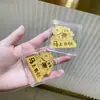 Pegatinas de Teléfono de Oro de 999 para Riqueza Instantánea, Pegatinas de Teléfono de Oro Puro, Sobres Rojos, Regalos para Eventos de Año Nuevo Temáticos del Zodiaco