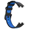 Adequado para Pulseira Huawei 10 Pulseira Bicolor Pulseira Huawei Band9 Estilo Furado Pulseira de Pulso Bicolor Pulseira Esportiva Respirável