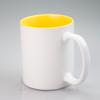 Fornecedor Transfronteiriço do Fabricante Caneca de Cor Interna para Transferência de Calor Sublimação Impressa Caneca de Cerâmica Caneca Revestida 11oz