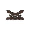 Soporte de Pulsera de Madera Maciza Soporte de Exhibición de Jade Soporte de Madera Base con Hebilla Segura Adornos Base Pulsera de Jade Oro Estilo Chino