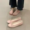 Sapatilhas Redondas Estilo Francês 2026 Primavera/Verão Femininas de Calçar Baixas Retrô com Solado Macio Sapatos de Vovó
