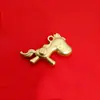 Estilo Étnico Chino Colgante de Caballo de la Fortuna de Aleación Accesorios Metálicos Llavero de Alta Gama Colgante para Coche y Bolsa Regalo Fabricante