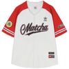 Uniforme de Béisbol Holgado Americano para Hombre Hip-Hop Personalizado de Fábrica Cárdigan de Manga Corta con Bloques de Color y Manga Raglán