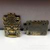 Llavero Colgante Bestia Refrescante de Latón Longsheng Jiuzi Medalla de Bronce de la Suerte Personalidad Creativa Artesanías Colgantes de Mano