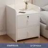 Mesita de Noche Pequeña para Dormitorio del Hogar 2026 Venta Caliente Almacenamiento Gabinete Pequeño Mesita de Noche para Habitación de Alquiler Estante de Almacenamiento Simple