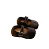 Zapatos de Princesa para Niñas 2026 Primavera y Otoño Plateados Elegantes Zapatos Pequeños de Cuero para Niños Zapatos Mocasines de Suela Suave Zapatos Individuales Antideslizantes Zapatos de Espectáculo