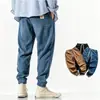 2026 Transfronterizos Otoño-Invierno Estilo Japonés para Hombre Holgados Estilo Chino Pana Ajustados Talla Grande Moda Casual Pantalones Jogger