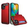 Nuevo Transfronterizo Aplicable iPhone16ProMax Deslizante Multifunción Tarjeta Carcasa Anticaída Carcasa Apple 16Plus