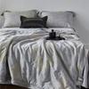 Estilo Pastoral Francés Orquídea Lyocell Tencel Verano Acolchado Lavable a Máquina Iones de Zinc Acondicionador de Aire Acolchado Verano Fresco Acolchado Juego de Cuatro Piezas