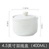Panela de Ensopado Comercial de Cerâmica Shaxian com Tampa para Uma Pessoa Louça Suplementar Dourada Moon Center Panela de Sopa de Porcelana Óssea