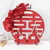 Arreglos Florales de Boda para Sala de Estar, Dormitorio, Mesita de Noche, Flores Artificiales, Jarrones de Mesa para Habitación de Boda, Decoración para la Mesa de Firma