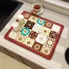 Tapete Drenante de Cozinha Nova Rede Transfronteiriça Tapete Antiderrapante à Prova de Choque para Máquina de Café Decoração de Mesa de Jantar de Cozinha Doméstica Porta-copos