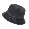Gorra con Logo Personalizado, Gorra de Pescador de Algodón Puro Lavada y Desgastada, Gorra para el Sol para Senderismo al Aire Libre, Gorra Casual, Gorra de Mezclilla Versátil