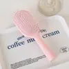 Peine de Cojín de Aire para Estudiantes, Color Macarrón, Estilo Coreano, Alto Valor Estético, Antiestático, Peine Masajeador Esponjoso, Cuidado del Cabello con Cojín de Aire para Uso Doméstico