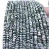 2*4mm Ágata Madera Grano Cuentas Ábaco DIY Hecho a Mano Semiacabados Accesorios Joyería Collar Pulsera Venta al por Mayor Transfronteriza