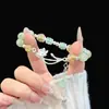 Nuevo Pulsera de Borla con Cuentas de Estilo Chino, Exquisita y a la Moda, de Nicho, Bidimensional, Lujo Ligero, Versátil, Apilable, Pulsera de Cuentas Impresionantemente Hermosa