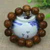 Pulsera de Madera de Melocotonero con Cuerda de Engranaje al por Mayor Tallada con el Mantra de Seis Caracteres Pulsera de Madera Pulsera de Cuentas de Buda para Hombres y Mujeres