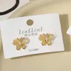 Brincos de Borboleta com Franjas para Mulheres, Luxo Leve, Exquisitos, Galvanoplastia Ecológica, Atacado de Joias Yiwu, Brincos Ecológicos