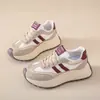 Zapatos de Mujer al por Mayor, Zapatos Forrest Gump, Nuevos Zapatos de Suela Gruesa 2025, Tenis Retro Maillard Primavera y Verano