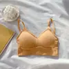 Chegada Nova Sutiã Cropped sem Costura com Costas Cruzadas em U, Estilo Cyber Celebridade, com Bojo, Costas Abertas para Mulheres