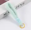 Lanyard de Felpa Colorido para Teléfono Colgante de Muñeca con Cuerda Tejida a Mano en Forma de Estrella Llavero Lanyard para Botella de Agua