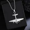 2026 Nuevo Colgante de Avión Collar Cadena de Suéter para Hombre Fighter Personalizado Creativo Transfronterizo Europeo y Americano Colgante al por Mayor
