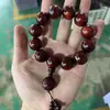 Pulsera de Palo de Rosa 2.0 de Mano de Madera Material Viejo con Alto Aceite y Alta Densidad