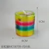 Círculo Arco Iris Primavera Cultural y Creativo Regalo Educativo Nostálgico Jenga Círculo Arco Iris Mágico Plástico Juguetes para Niños Venta al por Mayor