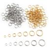 100-200/Paquete 3-10mm Acero Inoxidable Argolla de Salto Anillo Frotador DIY Aretes Pulsera Collar Accesorios