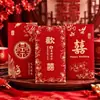 Sobre Rojo Especial para Bodas Bolsa de Sobre Rojo 2026 Nuevo de Gama Alta Boca de Cambio Diez Mil Yuanes Ceremonia de Compromiso Bolsa para Sellar Tamaño Grande Uno en Diez Mil