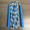 Corda de Pular com Contas de Bambu Macias para Jardim de Infância Infantil, Corda de Pular Ajustável para Alunos do Ensino Fundamental, Treinamento de Fitness para Adultos, Pulo Sincronizado