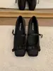 Sapatos de salto de balé estilo francês para mulheres, novo modelo 2026, com laço e aumento interno de altura, sapatos Mary Jane estilo fada para combinar com saias