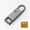 Accesorios Desmontables para Tirador de Cremallera, Hebilla de Cremallera, Cabeza de Cremallera, Tirador de Cremallera Metálico de Repuesto para Equipaje, Juego Completo de Colgantes para Cabeza de Cremallera