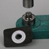Ojetes de plástico PC Ojetes de plástico con hebilla de ojo de aire Ojetes de plástico Hebilla de presión manual Molde de instalación a máquina Herramientas de máquina de hebilla blanca grande eléctrica