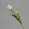Tulipa de Haste Única Revestida de Borracha Decoração de Mesa Adereço de Fotografia Flor Artificial Atacado Flor Falsa Hidratante