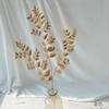 Cubo de bendición de Año Nuevo, festival de linternas, arreglo floral, decoración, flor artificial, orquídea mariposa dorada, palma dorada, acebo, flor de loto, boda, flor falsa