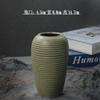 Jarrón de gran diámetro cerámica hidropónico hidropónico soporte para flores simulación de flores hecho a mano retro botella grande de ciruela flor seca fresca