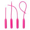 Bastão Vibratório de Silicone Olho de Cavalo para Homens, Plug Uretral para Pênis, Dispositivo de Masturbação Masculina, Expansor Uretral Bastão para Massagem Prostática