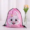 Bolsa com Cordão de Poliéster Série Animais Fofos Elementos Série Páscoa Armazenamento Fácil e Portátil Transfronteiriço