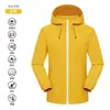 Chaqueta exterior con logo estampado, ropa de trabajo para equipo corporativo, a prueba de viento, impermeable, tres en uno, cálida, chaqueta de alpinismo hecha a medida