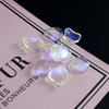 Cuentas de Cristal de Vidrio Checo Coloridas Gota de Agua Flor de Loto Peonía Pétalos Material para Pasadores DIY Estilo Nacional Accesorios para el Cabello Cuentas de Vidrio