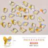 10 net red nail art Borboleta de cristal Aurora mágica dedo amor K9 trompete de diamante pontiagudo transparente acessórios mágicos