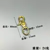 Gancho de Latón para Cartera con Hebilla, en Stock de Fábrica, Hebilla de Gancho Pequeña de Cobre Estilo Japonés, Gancho Pequeño de Cobre con Patrón, Fundición de Precisión de Gama Alta al por Mayor
