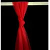 Decoração de Fundo de Gaze Suíça para Casamento Cortina Feminina Organza de Alta Densidade Decoração de Braço de Cadeira Malha de Encosto de Cadeira Gaze de Mesa Cortina de Gaze de Teto
