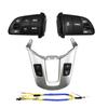Adecuado para botones del volante Kia Smart Run, control cuadrado de volumen, control de crucero Bluetooth, botones de volante modificados