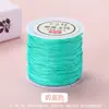 Colorido Degradê Nº 72 Segmento de Linha Jade Corda de Mão Tingida Corda Trançada Pulseira DIY Feita à Mão Pingente Corda Trançada Material de Corda Colorido
