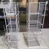 Estantería de Almacenamiento para Sala de Estar Estantería de Almacenamiento para Cocina Cesta de Almacenamiento Cesta de Tirar con Boca Plana para Plancha Estantería de Almacenamiento