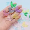 Resina Iridescente Transparente Cauda de Sereia DIY Colar Infantil Pulseira Pingente Acessórios de Joias com Contas