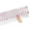 Uñas Postizas Moradas de Cristal Ojo de Gato Pegatinas de Uñas Degradadas 160 Ojo de Gato Sagitario Estilo Ins